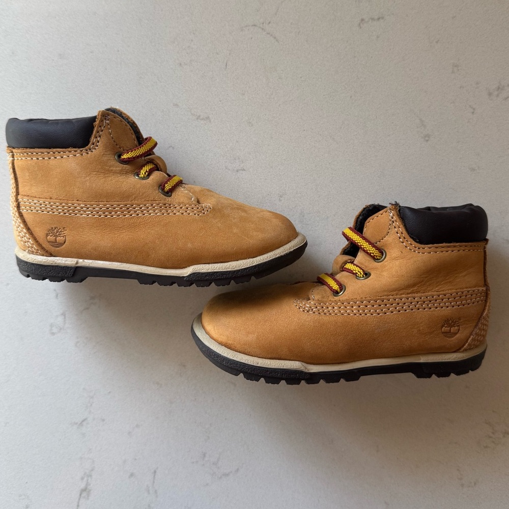Timberland 6" Hard Sole Bootie - Baby - Wheat, size 4